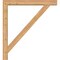 Ekena Millwork Traditional Block Smooth Bracket w/ Offset Brace, Western Red Cedar, 5 1/2"W x 40"D x 44"H BKT0604X40X44TRA05SWR - alternate 2